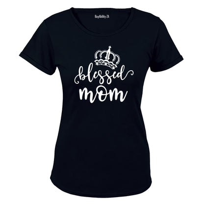 Blessed Mom - Crown - Ladies - T-Shirt