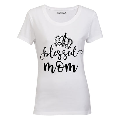 Blessed Mom - Crown - Ladies - T-Shirt