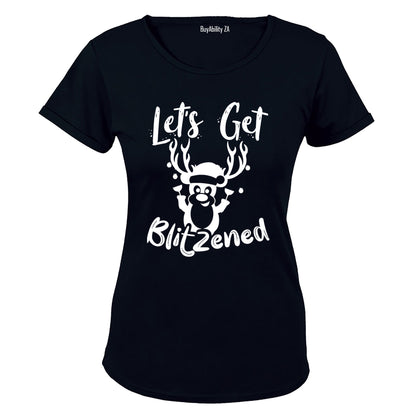 Blitzened - Christmas - Ladies - T-Shirt