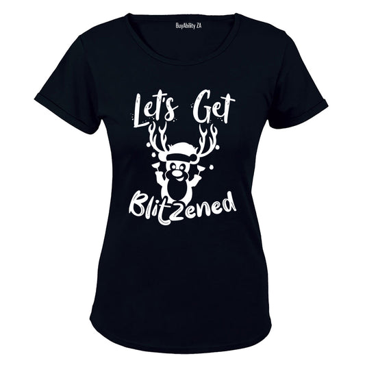 Blitzened - Christmas - Ladies - T-Shirt