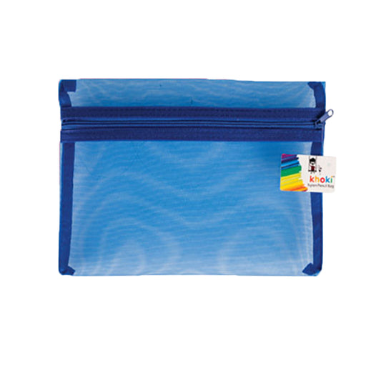 Nylon Pencil Case – Blue