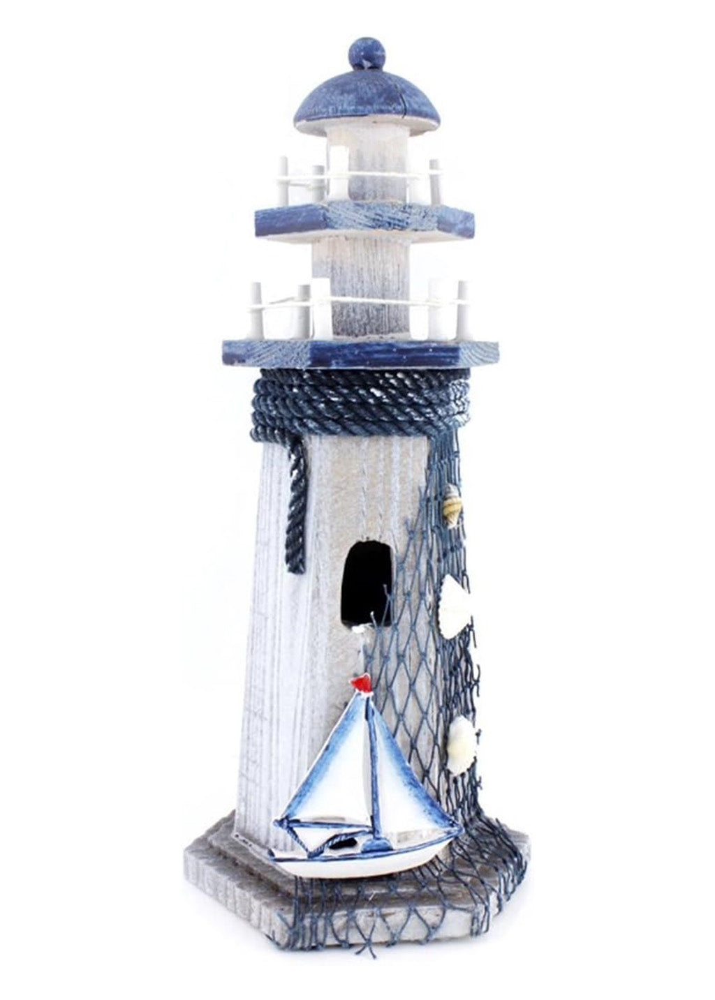 Wooden Lighthouse - Sail Boat