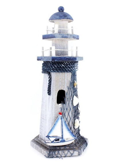 Wooden Lighthouse - Sail Boat