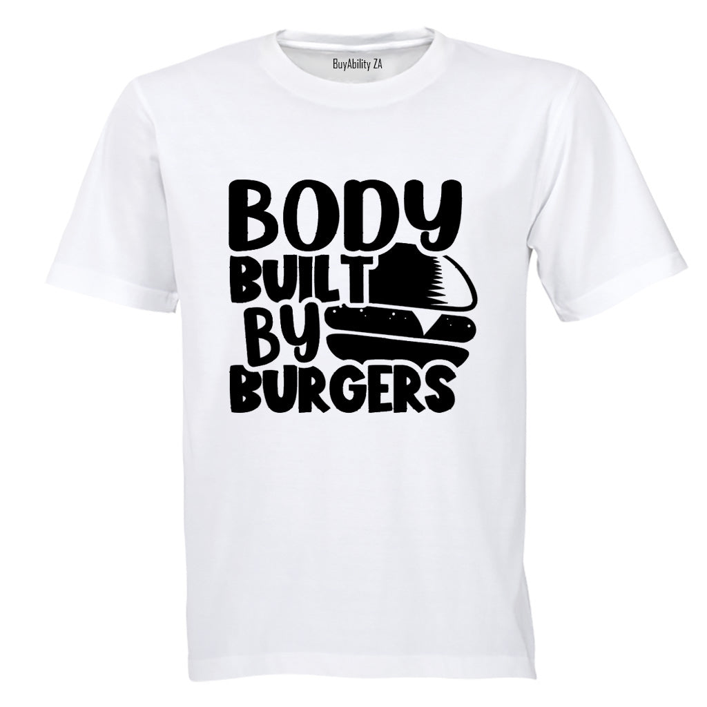 Body Built By Burgers - Adults - T-Shirt