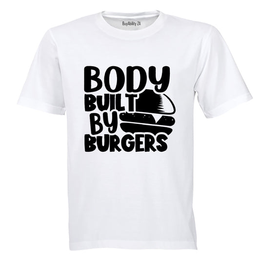 Body Built By Burgers - Adults - T-Shirt