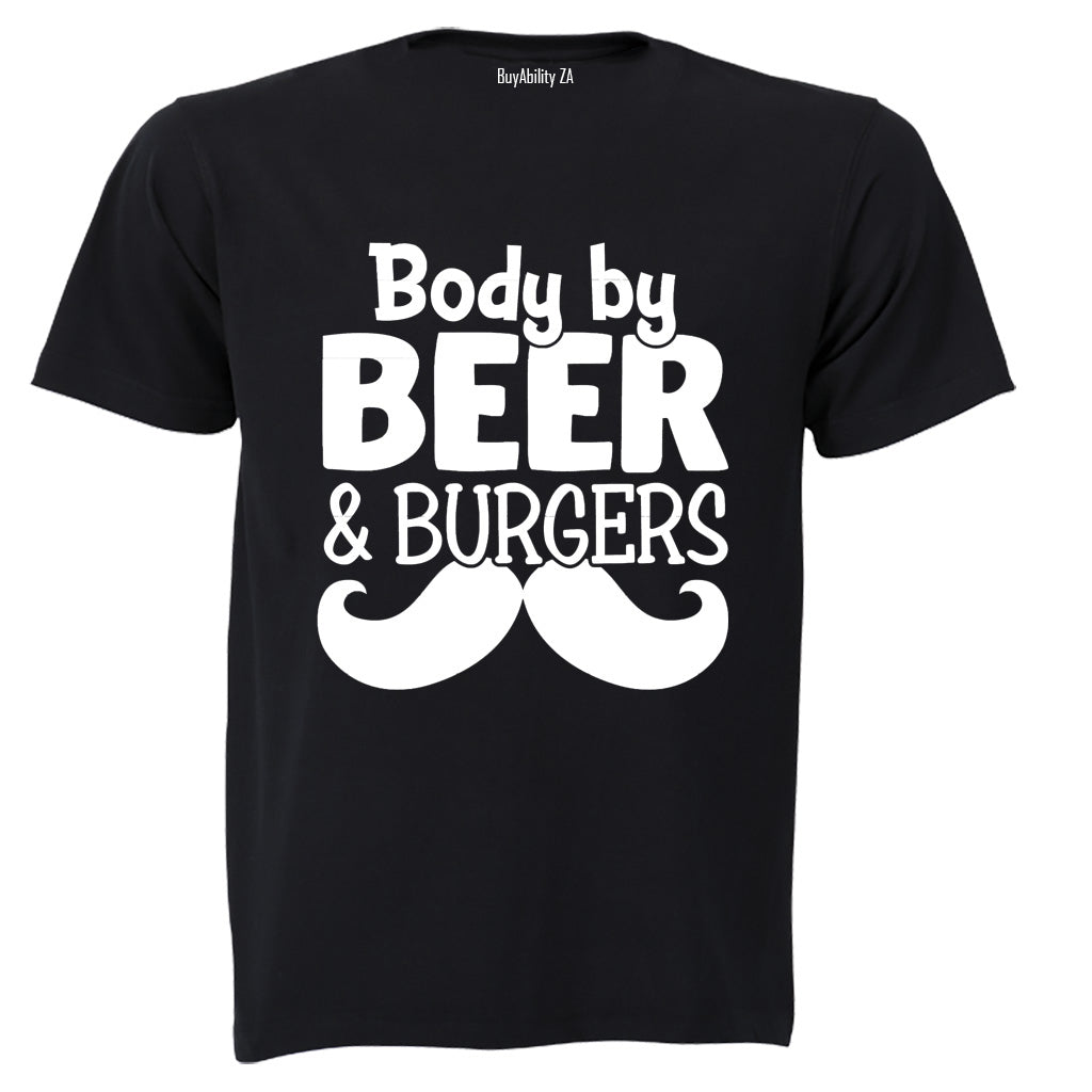 Body By Beer & Burgers - Adults - T-Shirt