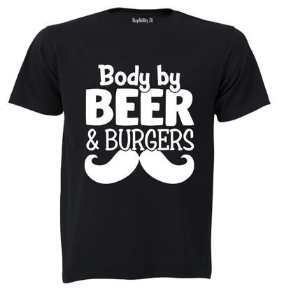 Body By Beer & Burgers - Adults - T-Shirt