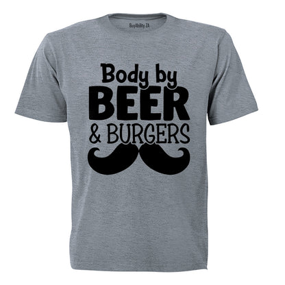 Body By Beer & Burgers - Adults - T-Shirt