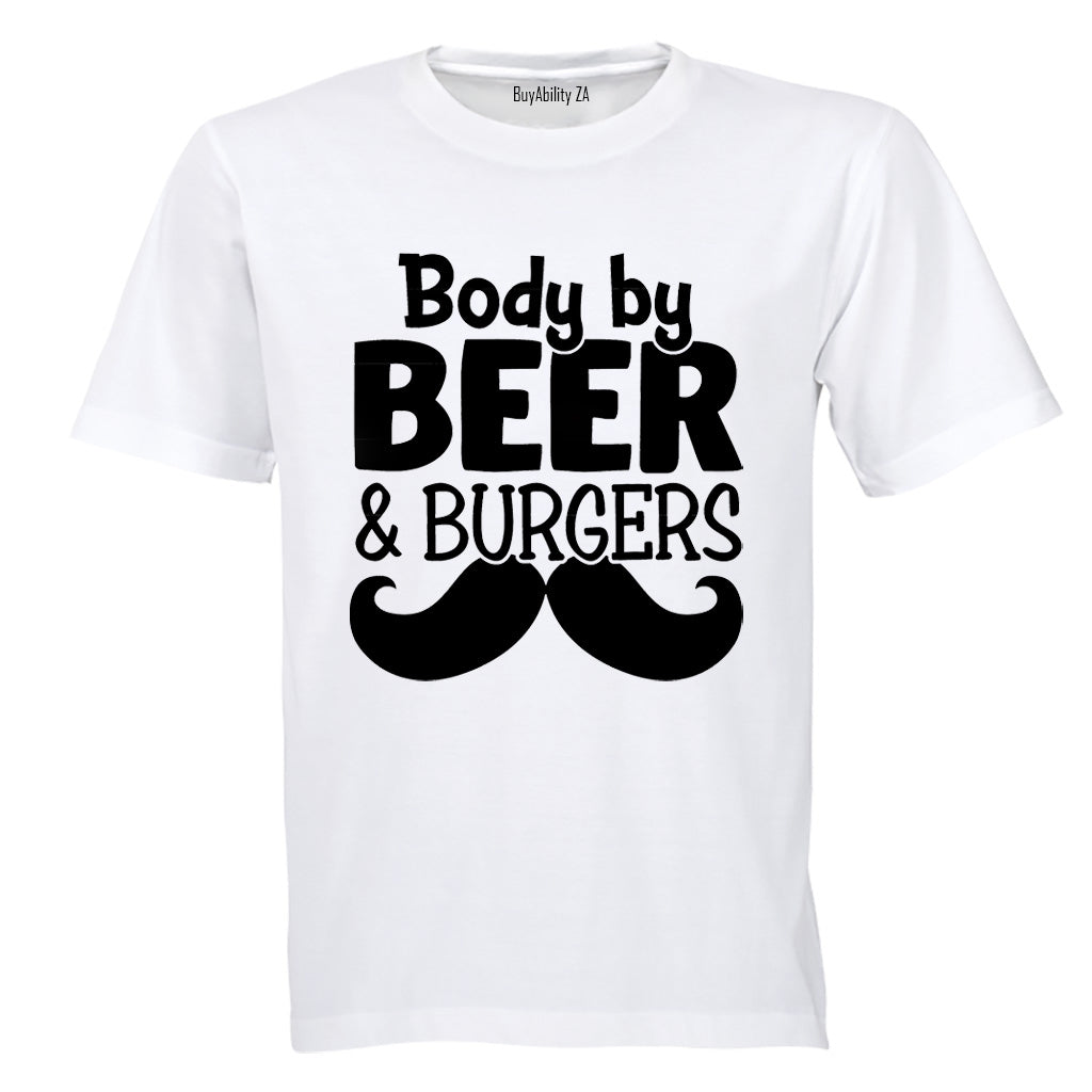 Body By Beer & Burgers - Adults - T-Shirt