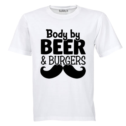 Body By Beer & Burgers - Adults - T-Shirt