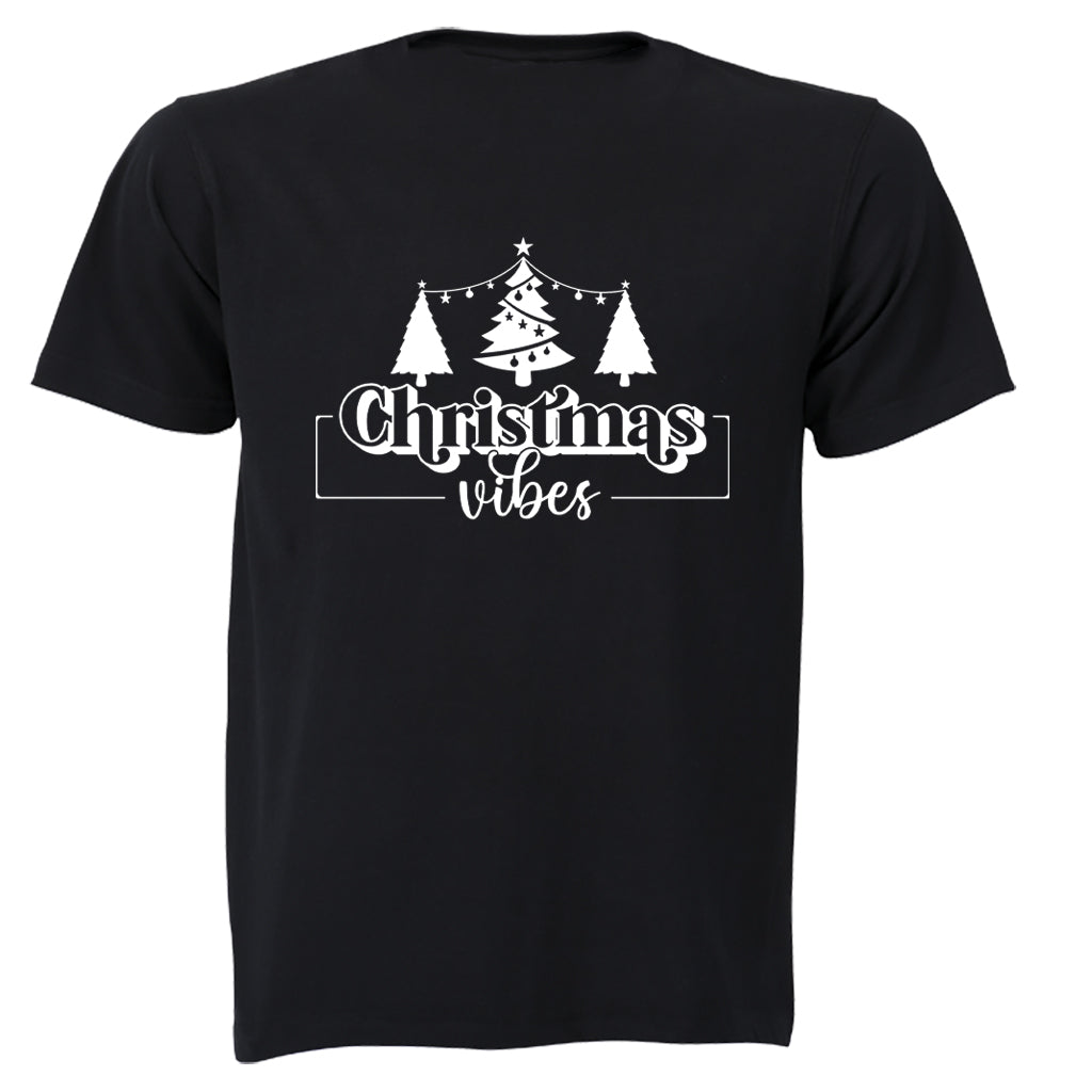 Bold Christmas Vibes Trees - Adults - T-Shirt - BuyAbility South Africa