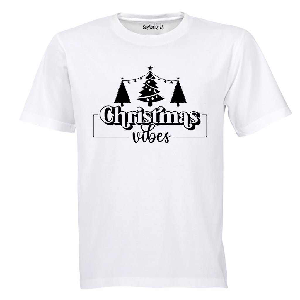 Bold Christmas Vibes Trees - Adults - T-Shirt