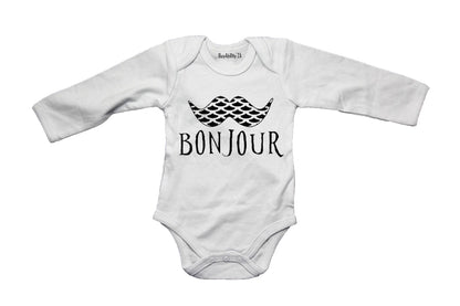 Bonjour - Mustache - Baby Grow