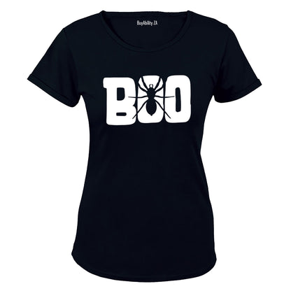 BOO - Halloween Spider - Ladies - T-Shirt