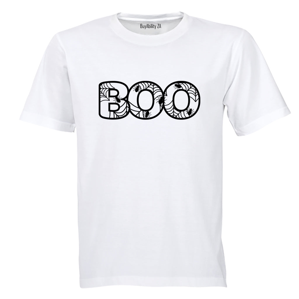 BOO Halloween Spiders - Kids T-Shirt