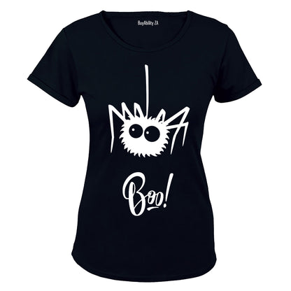 Hanging Halloween Spider - Ladies - T-Shirt