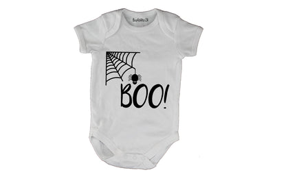 Boo! Spiderweb - Halloween - Baby Grow