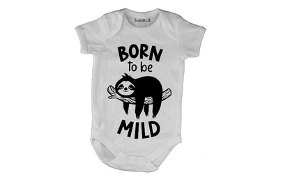 Born To Be Mild - Sloth - Baby Grow