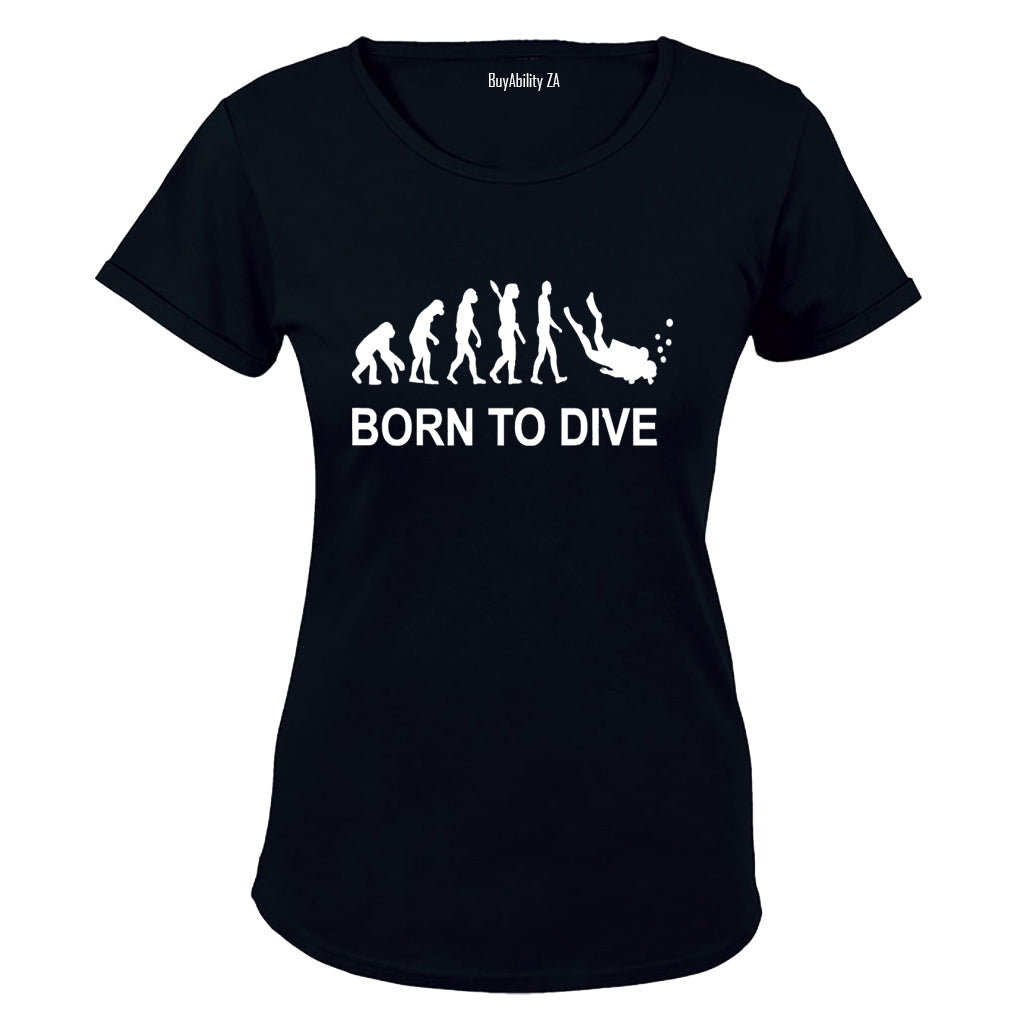 Born to Dive - Ladies - T-Shirt - BuyAbility
