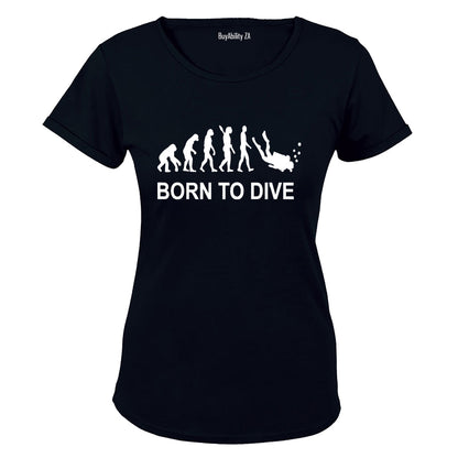Born to Dive - Ladies - T-Shirt - BuyAbility