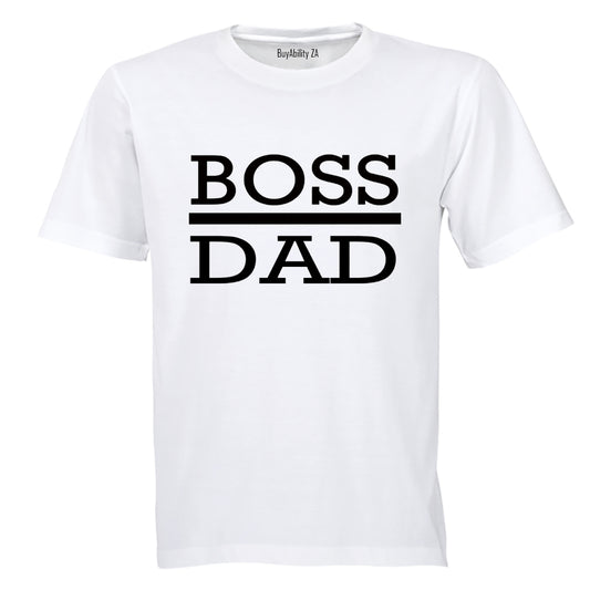 Boss Dad - Adults - T-Shirt