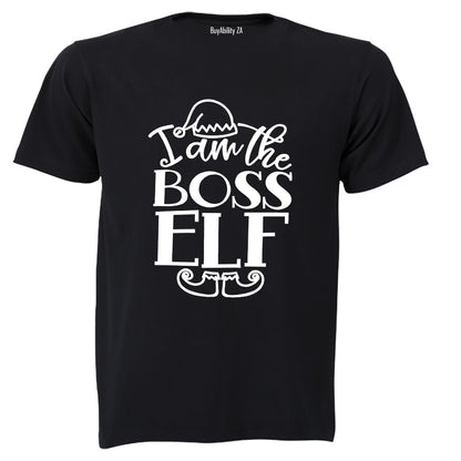 Boss Elf - Christmas - Adults - T-Shirt