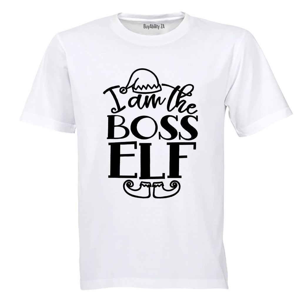 Boss Elf - Christmas - Adults - T-Shirt