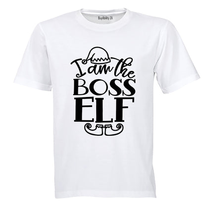 Boss Elf - Christmas - Adults - T-Shirt