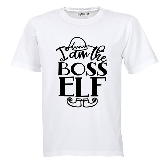 Boss Elf - Christmas - Adults - T-Shirt