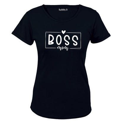 Boss Mom - Heart - Ladies - T-Shirt - BuyAbility South Africa