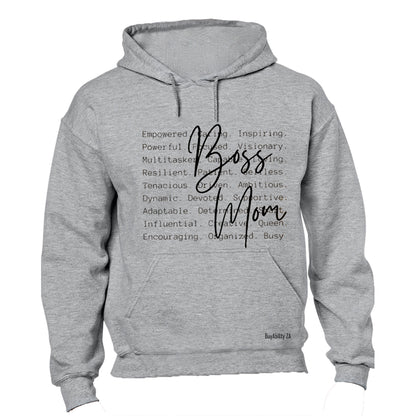 Boss Mom Defined - Hoodie - BuyAbility South Africa