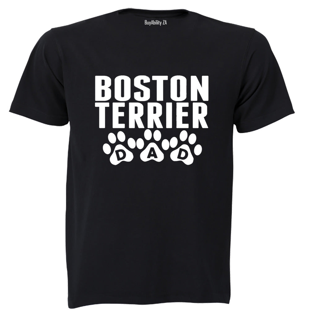 Boston Terrier DAD - Adults - T-Shirt