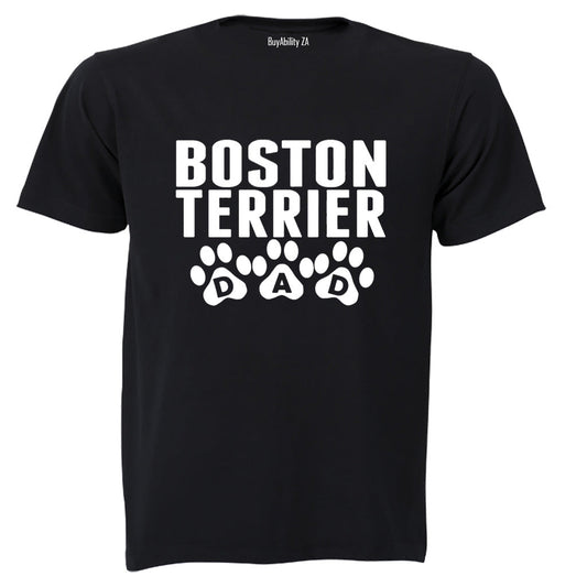 Boston Terrier DAD - Adults - T-Shirt