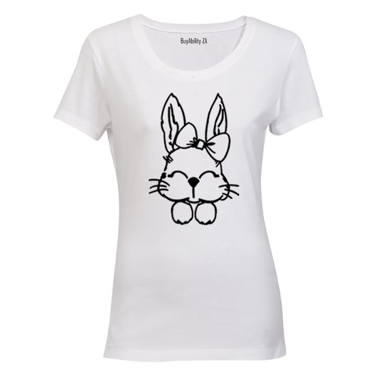 Bow Bunny - Easter - Ladies - T-Shirt