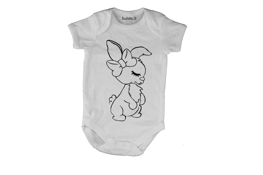 Bow Bunny - Easter - Baby Grow