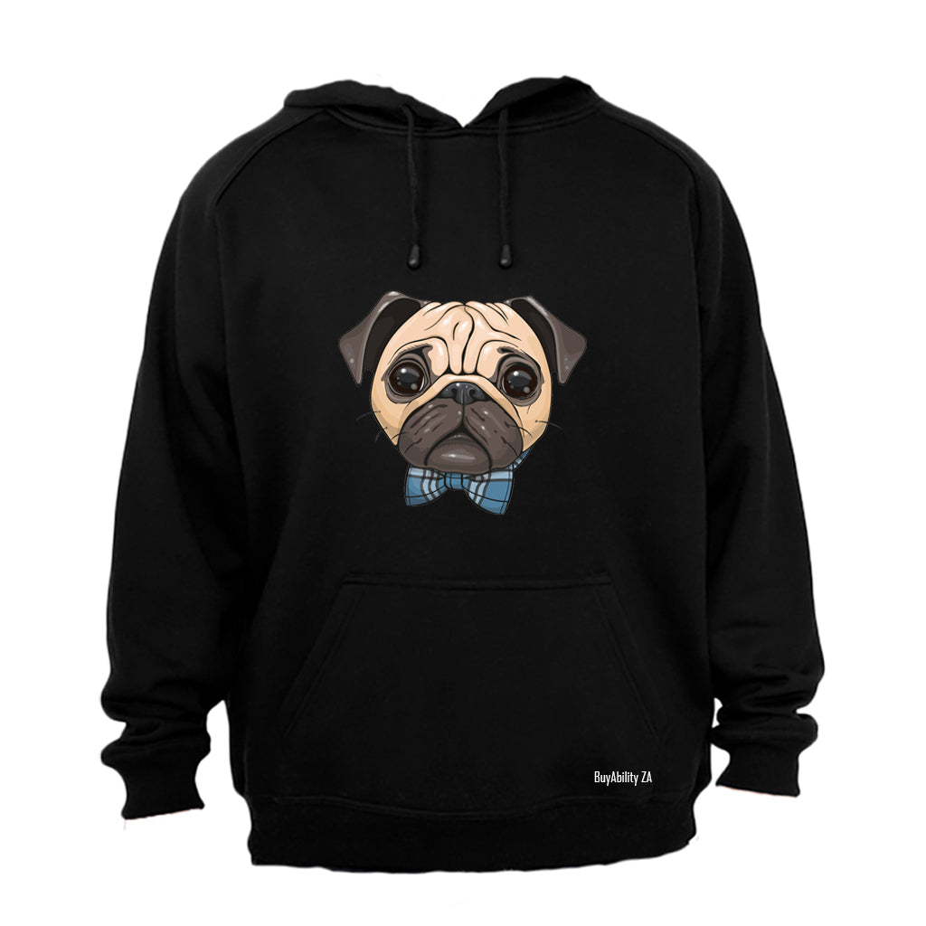 Bowtie Pug - Hoodie - BuyAbility
