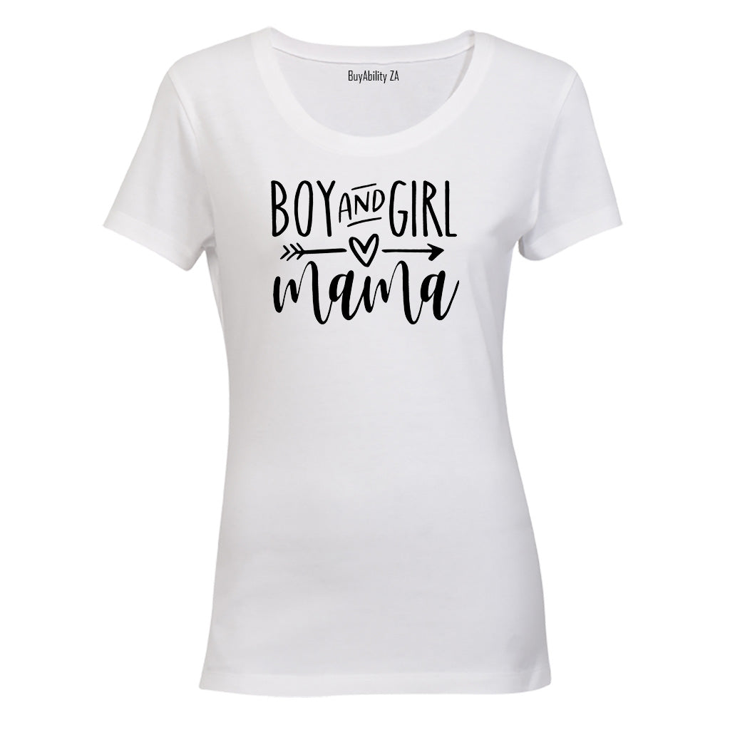 Boy and Girl Mama - Ladies - T-Shirt