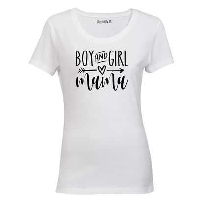 Boy and Girl Mama - Ladies - T-Shirt