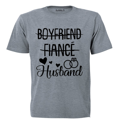 Boyfriend. Fiance. Husband - Adults - T-Shirt