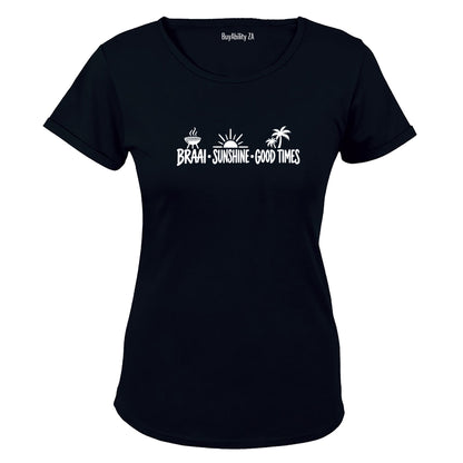 Braai. Sunshine - Ladies - T-Shirt - BuyAbility South Africa
