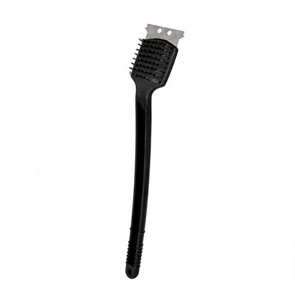 2-Piece Stainless Steel Braai Tool Set - Tongs & Grill Cleaning Brush - BuyAbility
