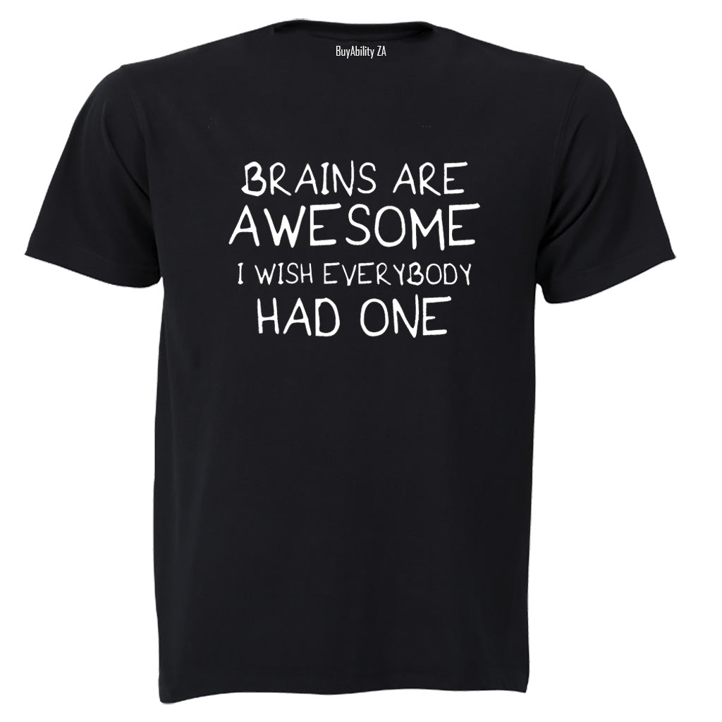 Brains Are Awesome - Adults - T-Shirt - BuyAbility South Africa