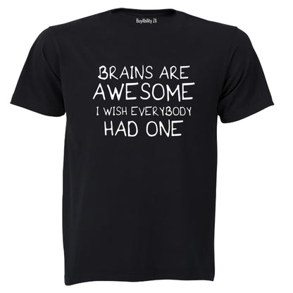 Brains Are Awesome - Adults - T-Shirt - BuyAbility South Africa