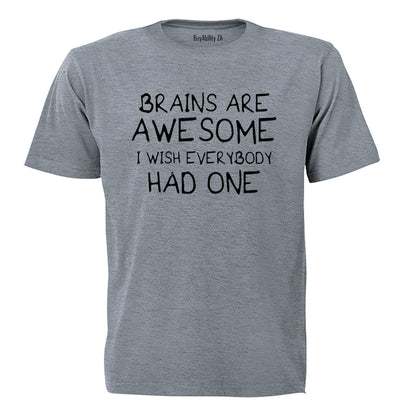 Brains Are Awesome - Adults - T-Shirt - BuyAbility South Africa