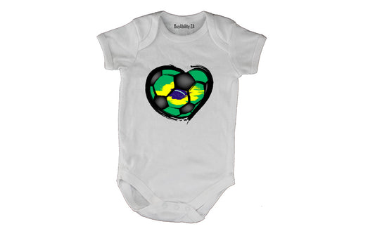 Brazil - Soccer Inspired - Baby Grow