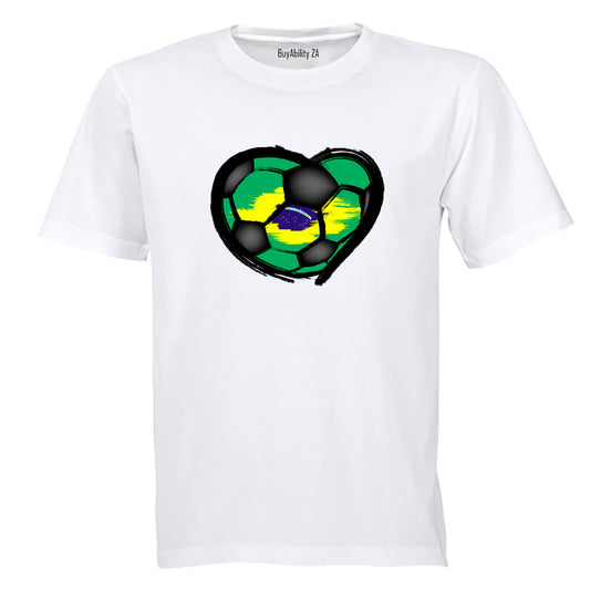 Brazil - Soccer Inspired - Adults - T-Shirt