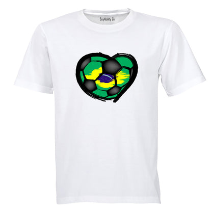 Brazil - Soccer Inspired - Kids T-Shirt