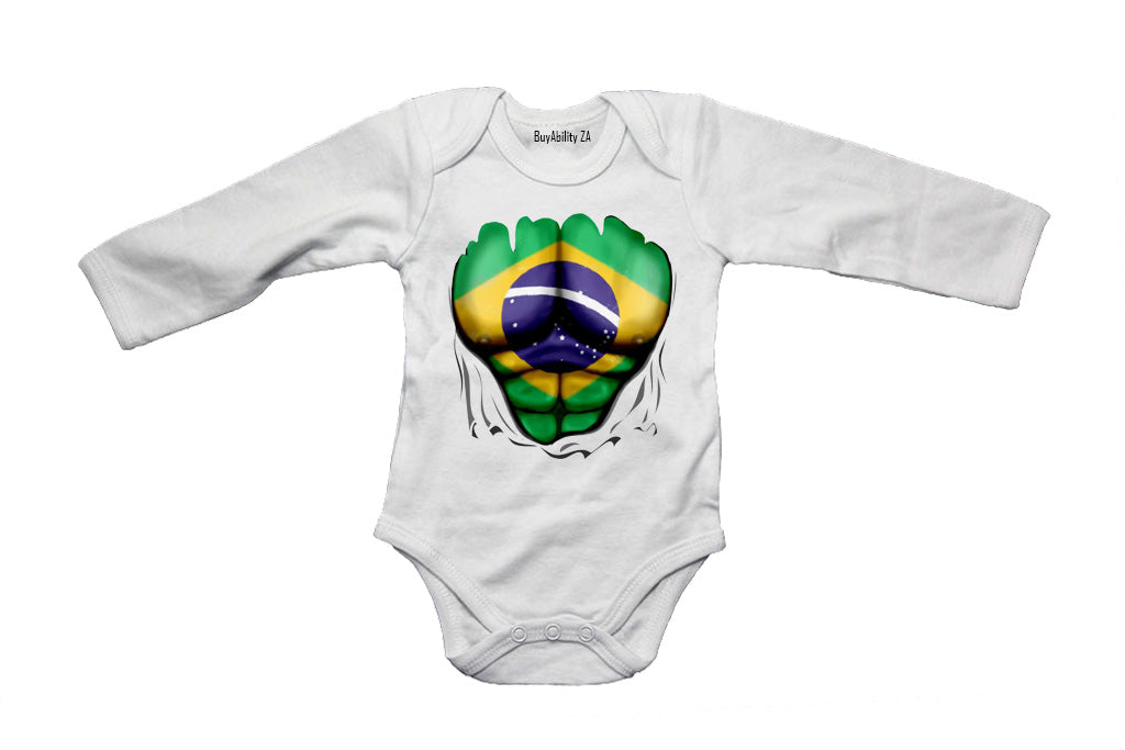 Brazil Ripped Shirt Effect - Baby Grow