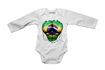Brazil Ripped Shirt Effect - Baby Grow