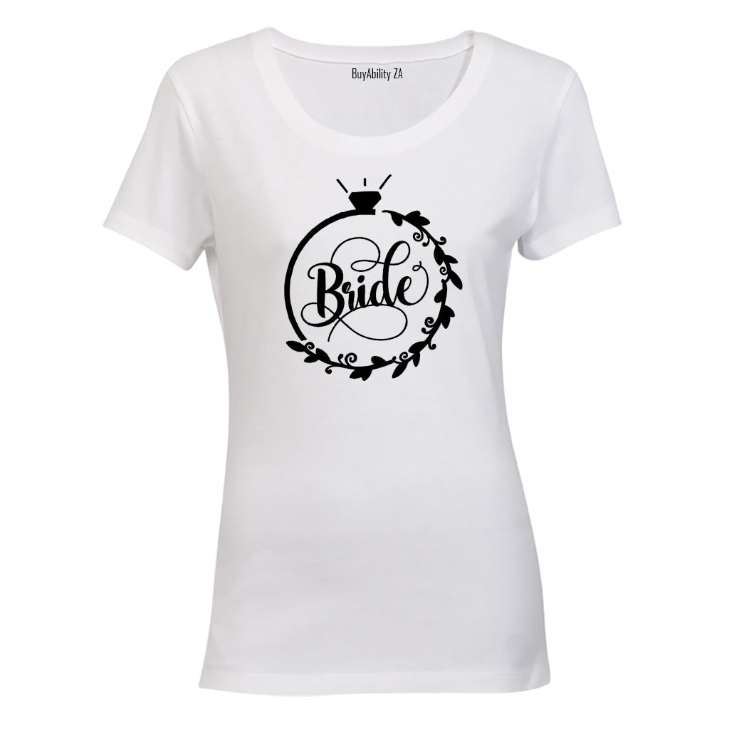 Bride - Ring Wreath - Ladies - T-Shirt